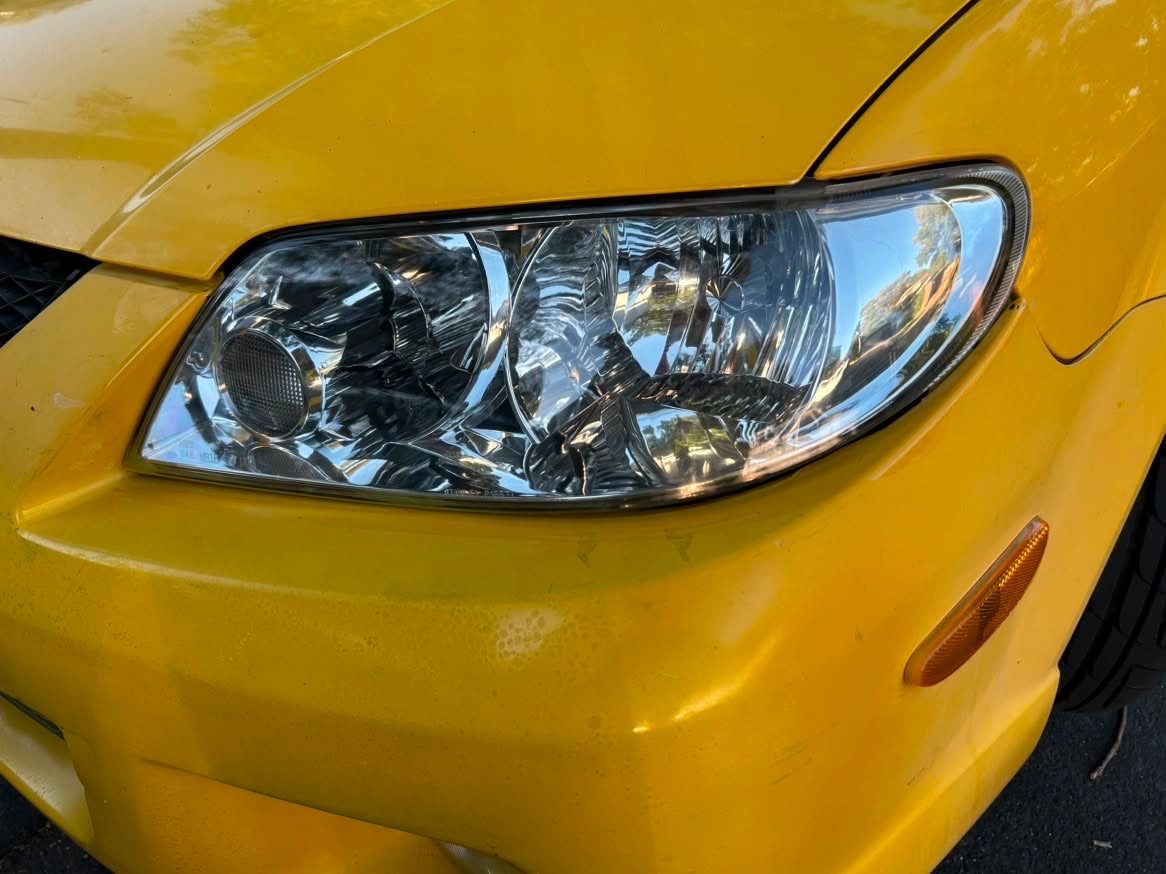 Restored, crystal-clear headlight